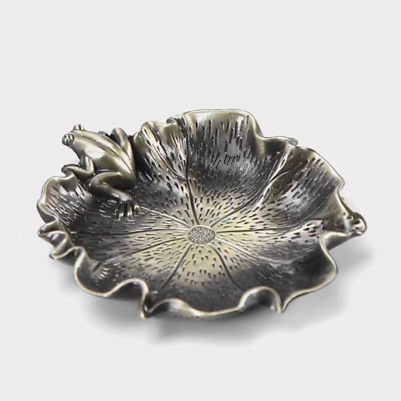 Alloy Backflow Incense Burner for Home Decor - Tea Ceremony & Antique Ornament