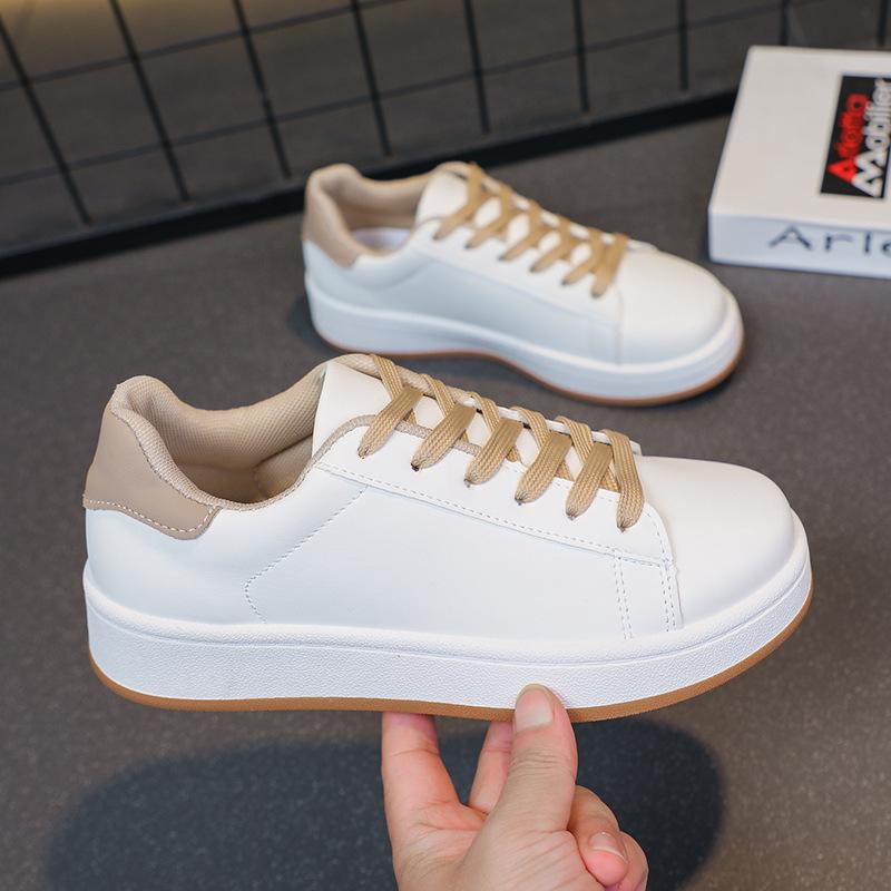 Little White Shoes Men's and Women's Versatile Breathable Board Shoes Summer New Casual Sports Shoes Heightening Platform Casual Net Shoes