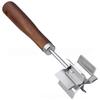 AAAF Edelstahl Fleischzerkleinerer 6-Bogen-Klingen- Ergonomischer Holzgriff & Hitzebeständiges Design Für Hackfleischstampfer