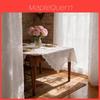 Sheer Embroidered Cotton Blended Curtain With Design For Living Room And Bedroom Decor