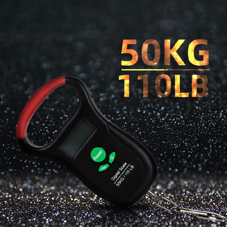 High Accuracy Fishing Scale 110lb/50kg Digital Electronic Hanging Hook Scale