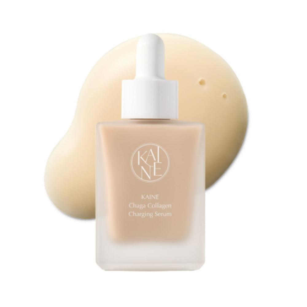 KAINE Chaga Collagen Charging Serum 30ml Potent Elasticity & Radiance Booster with Vegan Collagen and Chaga Mushroom