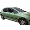 Déflecteurs D'air - J&J AUTOMOTIVE - Peugeot 307 - Fumé - Acrylique Renforcé - Installation Facile