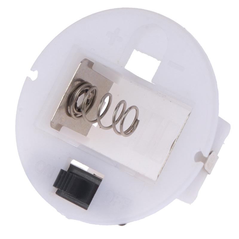 

5Pcs For AG13 With Switch Round Base Battery Box Button Compartment Craft Base Battery Storage Case Battery Compartments