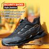 Rotating Button Safety Work Shoes For Men Steel Head Boots Male Indestructible Construction Non Slip Light Work Shoes