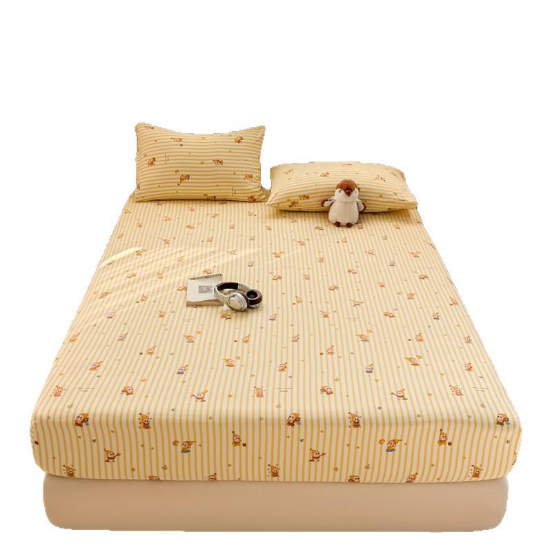 Spring/Summer A-Class Cotton-Like Fitted Sheet: Skin-Friendly, Non-Slip, Dustproof Mattress Protector