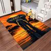 Elephant at Sunset Landscape suitable as a non-slip mat for the living room or bedroom sofa