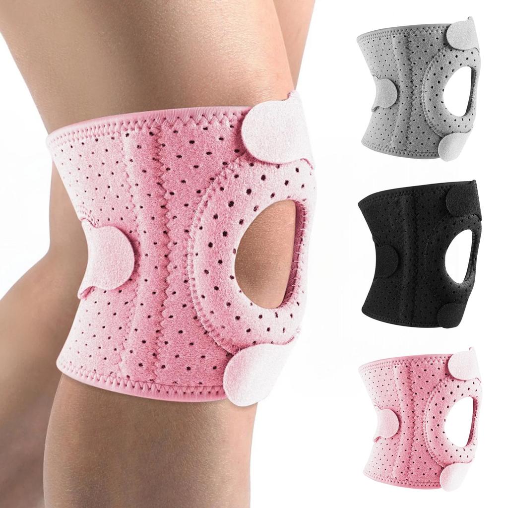3D-Silikon-Knieschoner und -Bänder stabilisieren das Knie. Geeignet für Sport, Fitness, Laufen und andere Sportarten. Atmungsaktiv.