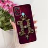 Transparente Schutzhülle für Realme RMX2101 und Realme C17, luxuriöses Design mit Kronen- und AZ-Schriftzug, 2D-Flachmuster, weiches Gehäuse für Realme C17