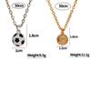 Children's Sports Pendant - Basketball & Football Friendship Necklace