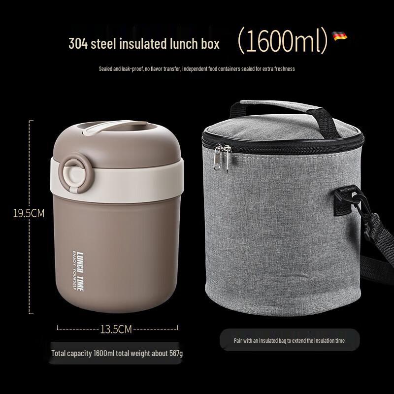 304 Stainless Steel Portable Insulated Lunch Container