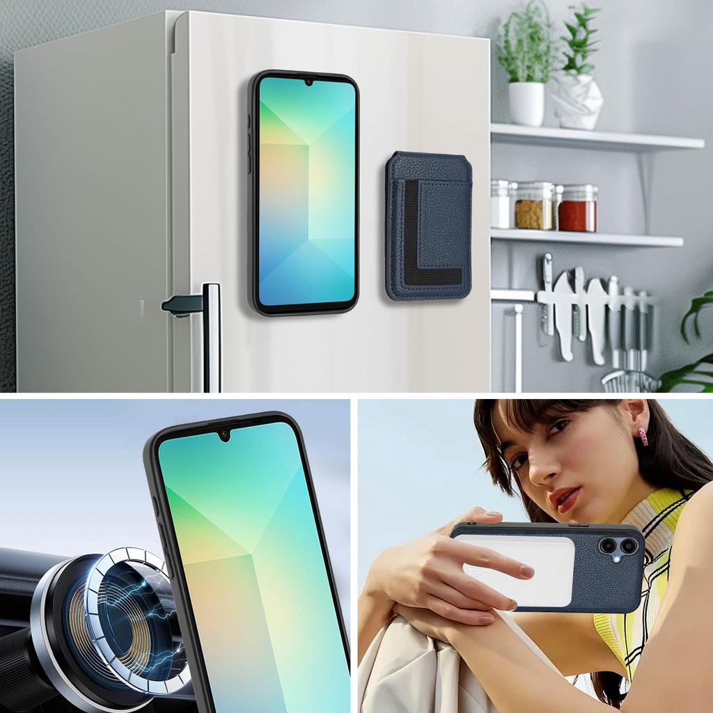 Magsafe 2-in-1 abnehmbare Nothing CMF Phone 1 Brieftaschenhülle mit Kartenhalter, magnetischer Ständer, PU-Leder-Klapphülle für Nothing CMF Phone1/Phone 2A