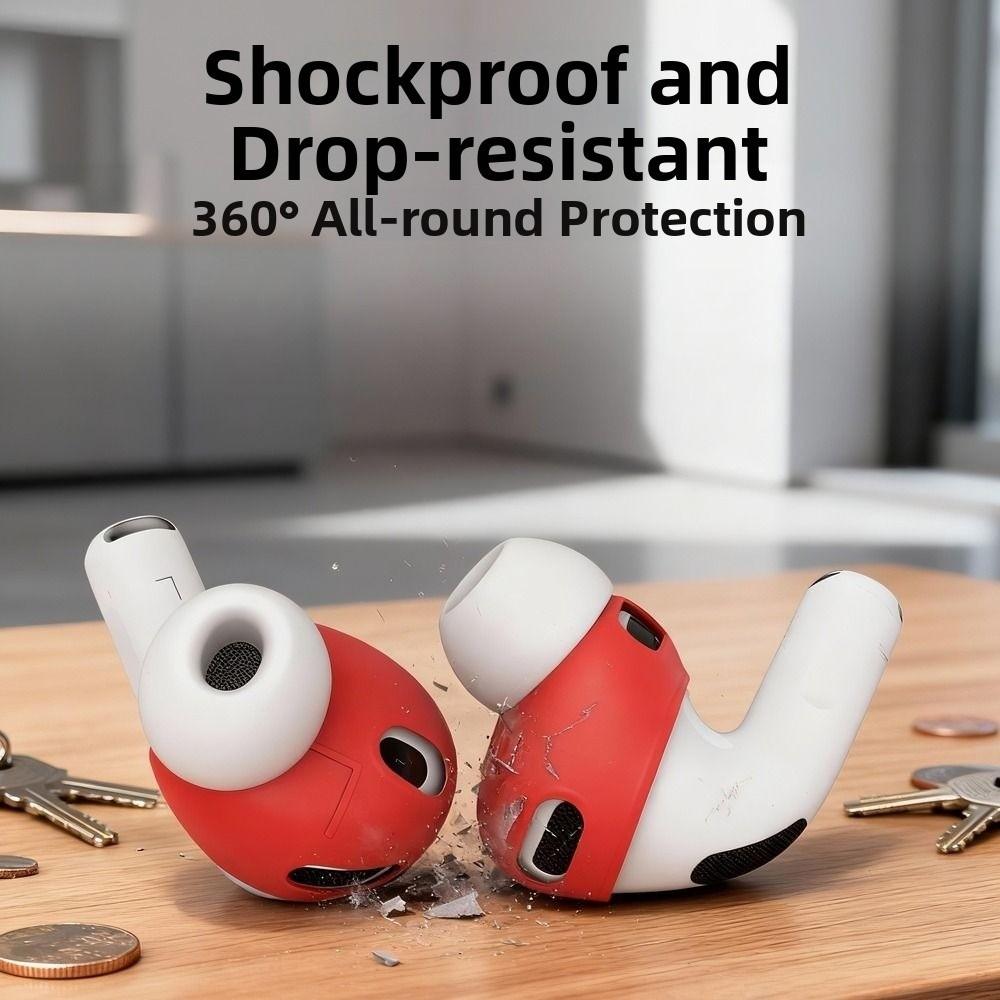 5 párů měkkých silikonových nástavců do uší Ultra-tenký kryt na sluchátka proti poškrábání Protiskluzové zátky do uší pro AirPods Pro 3 Příslušenství pro sluchátka