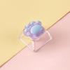 Transparent 3D Cat Paw DIY Keycap for Universal Mechanical Keyboards
