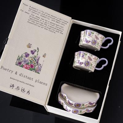 Poetry And Distance "Dream Rose" Birthday Gift Cup For Girlfriend Wedding Engagement Coffee Cup Gift Box Niche