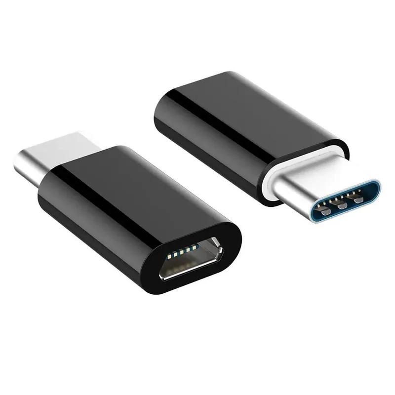 200PCS USB Type-C to Micro Charging Converter for Xiaomi Redmi Note 11S 10S 9S 8T 9T 10T 7 8 9 10 11 Pro Max USB OTG Adapter