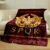 Roman Eagle SPQR Blanket bedroom Blanket for Livingroom Couch lunch break Soft Cozy throw for Friend's festival Gift