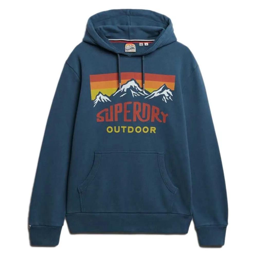 

Superdry Толстовка с капюшоном Mountain Relaxed Fit S