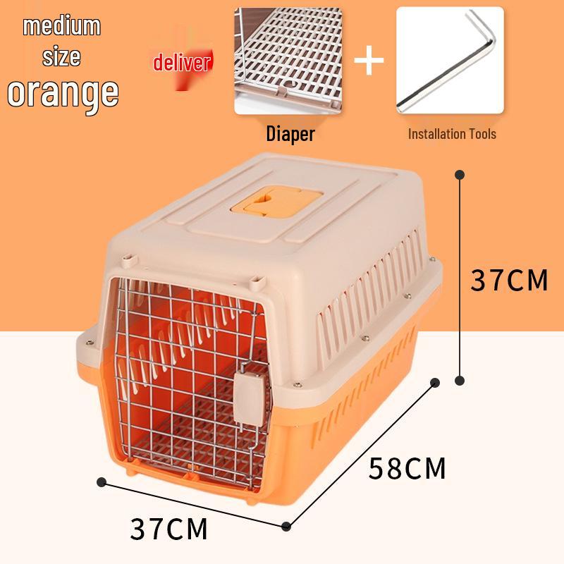 Tragbare Air China Haustiertransportbox: Katzen- & Hundekäfig für Reisen