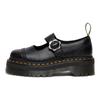 Dr. Martens Couro Confortável Casual Sola Grossa Sapatos Sapatos Femininos Preto 27644001