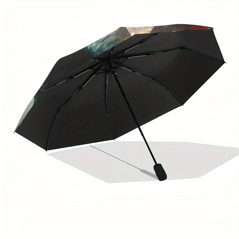 Umbrella, PortableUmbrella, Portable 3-Fold Compact Umbrella for Men & Women Gift