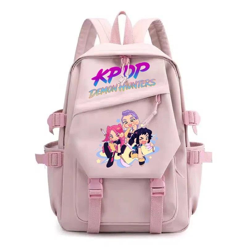 Kpop Girl Group Surrounding Korean Version Of College Style Backpack Large Capacity Primary And Secondary School Student Schoolbag