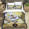 ONE PIECECartoon Monkey D. Luffy Bedding Set (duvet Cover and Pillowcases), Extra-large/large Size, Machine Washable, a Holiday