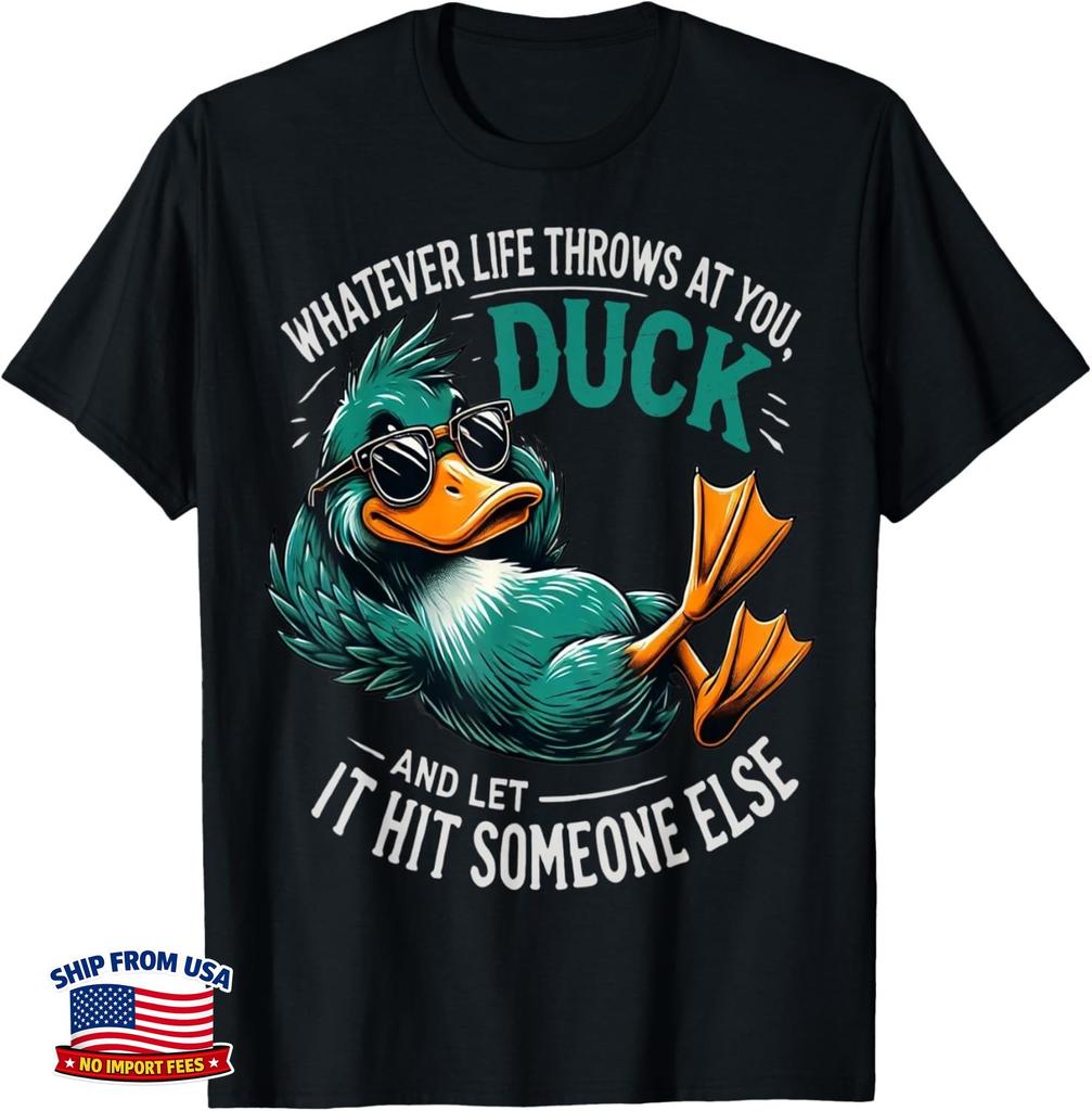 Funny Duck Graphic Tees Men Women Teens Funny Quote Gift Unisex T-Shirt V49