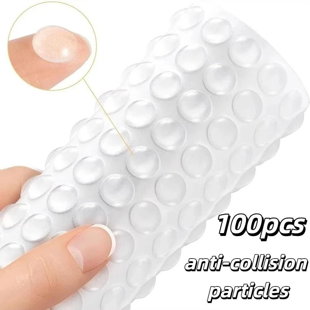 100pcs Anti Slip Bumpers Cabinet Bumpers Rubber Damper Buffer  Furniture Hardware