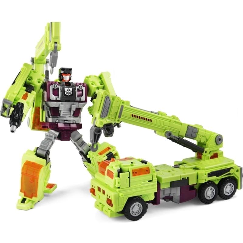 NBK 6 In 1 New Transformation Toys Movie Anime Devastator Action Figure KO G1 Robot Car Engineering Vehicle Model Boy Kids Gift