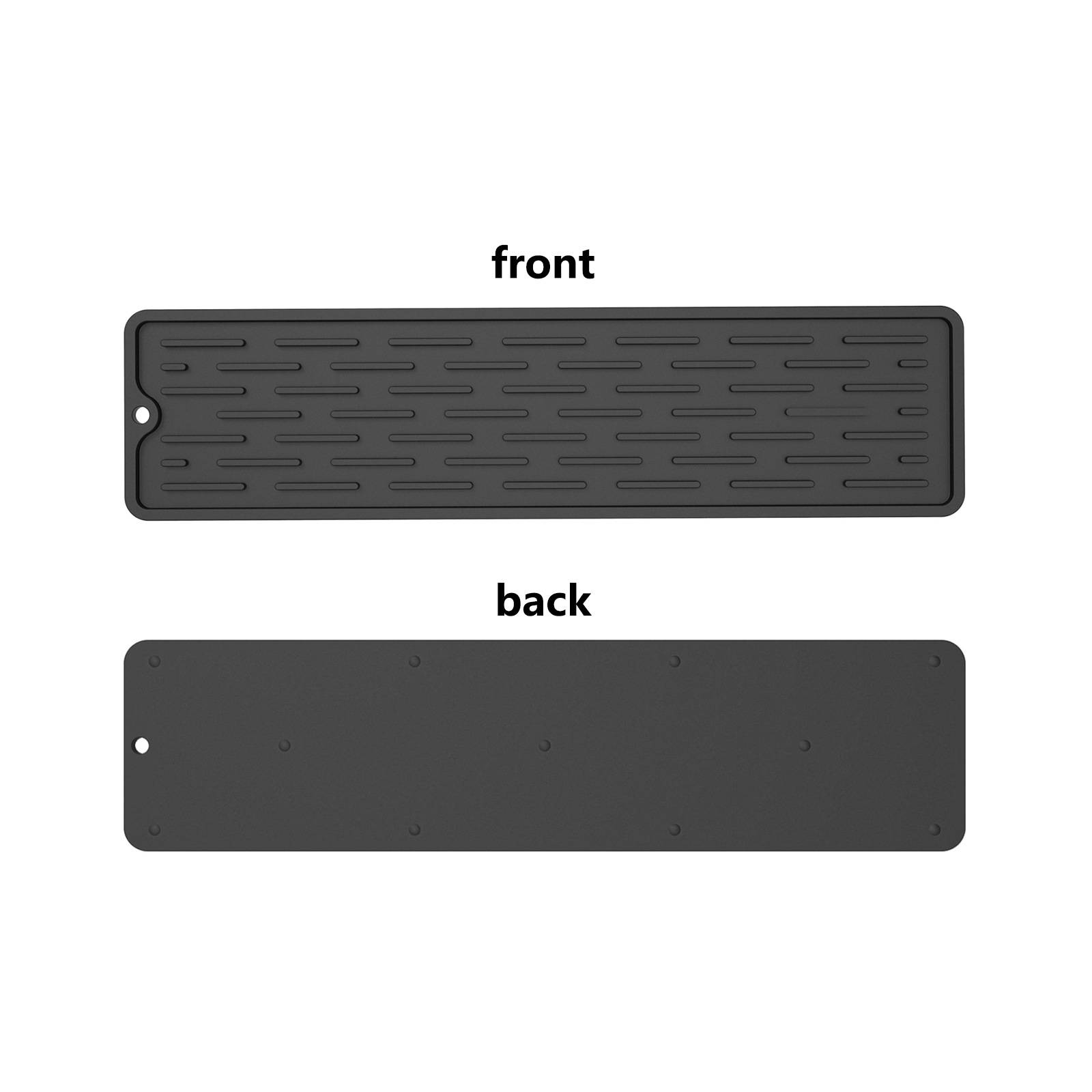 

Силиконовая подушка для посуды, противоскользящий поддон для раковины, защитный коврик для кухонных принадлежностей, подушка для сушки посуды, подставка для хранения, подставка для слива 35x8cm