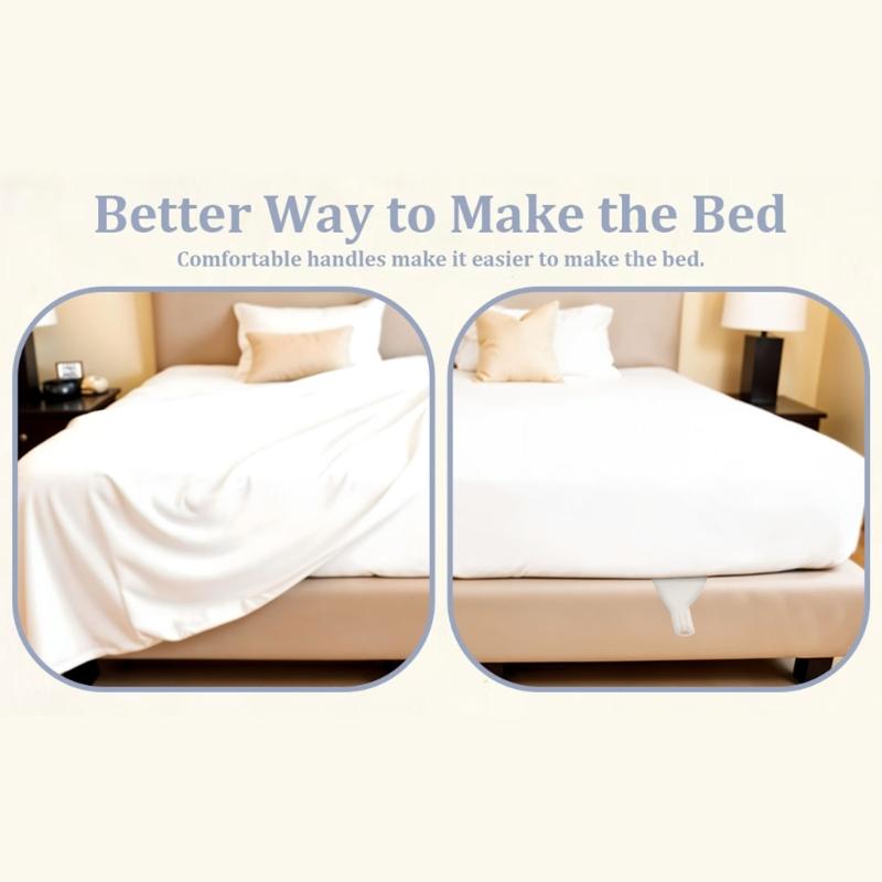 2 Pack Extra Long Bed Sheet Tucker Bed Maker Easy Bed Making Tool Mattress Lifter Wedge for Changing Sheets Helper