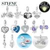 Charm Bead Charms Plata Originales Heartshaped Bead Charms for Charm Bead Charms copper Bracelets Bead Charms Jewellery Making Womens Gift