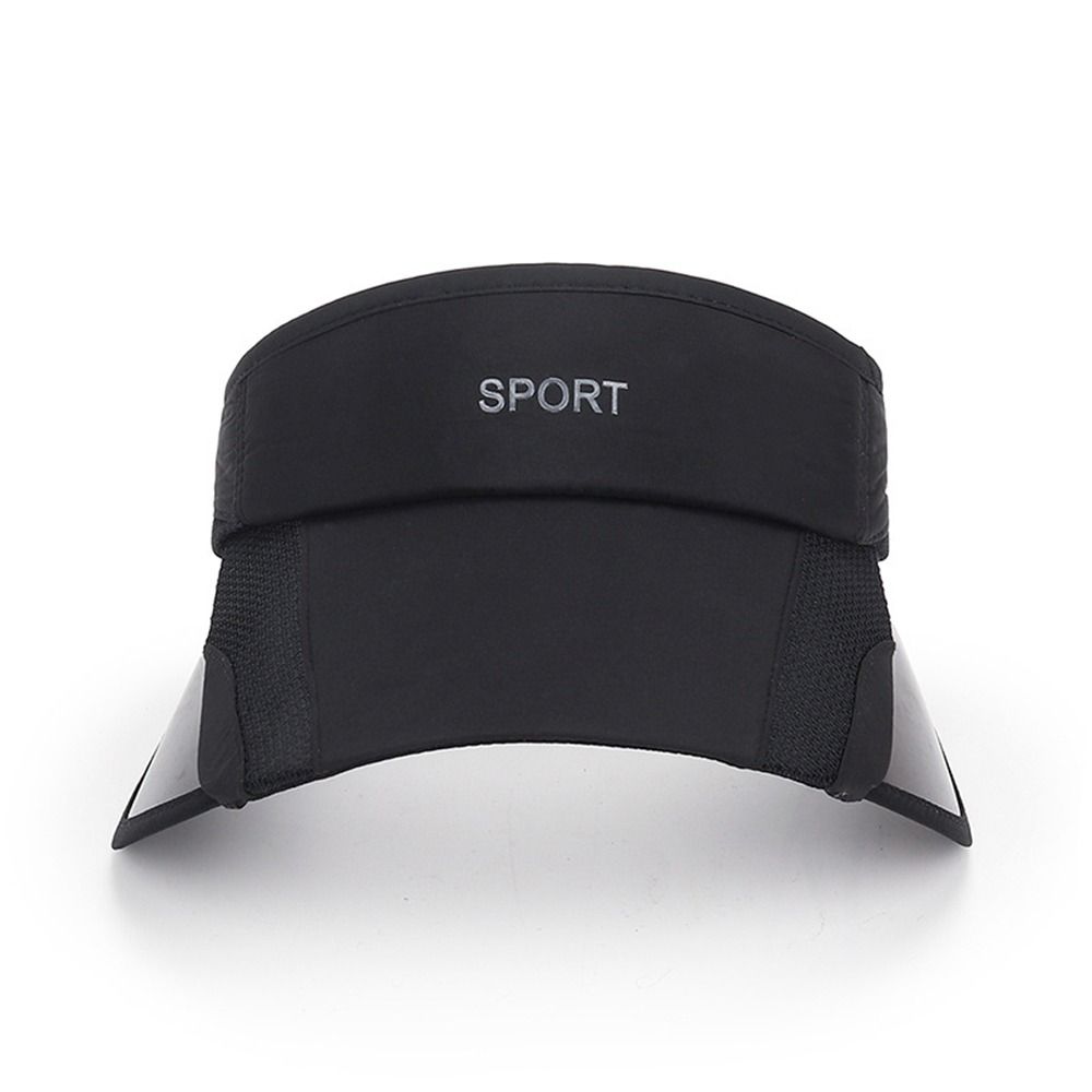 Prázdná sportovní čepice s zatahovací krempou, golfová čepice s volným prostorem, tenisová čepice