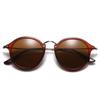 Mote Rund metallramme Speil Solbriller Kvinner Menn Retro Brand Designer Solbriller Trending UV4 Gafas De Sol Mujer