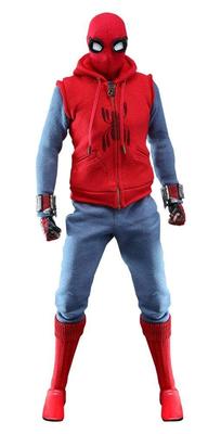[Chef-d'œuvre cinématographique] « Spider-Man »: Loin de Chez Soi" Figurine Spider-Man à l'échelle 1/6 (Version de costume fait maison)
