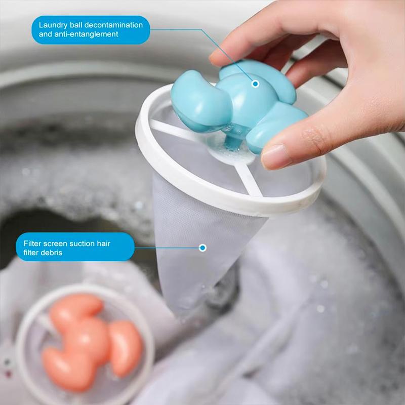 1PC/3PCS Washing Machine Repeated Use Hair Removal Device Collect Hair Neat Clothing Universal Type Cyclone Filter Convenient