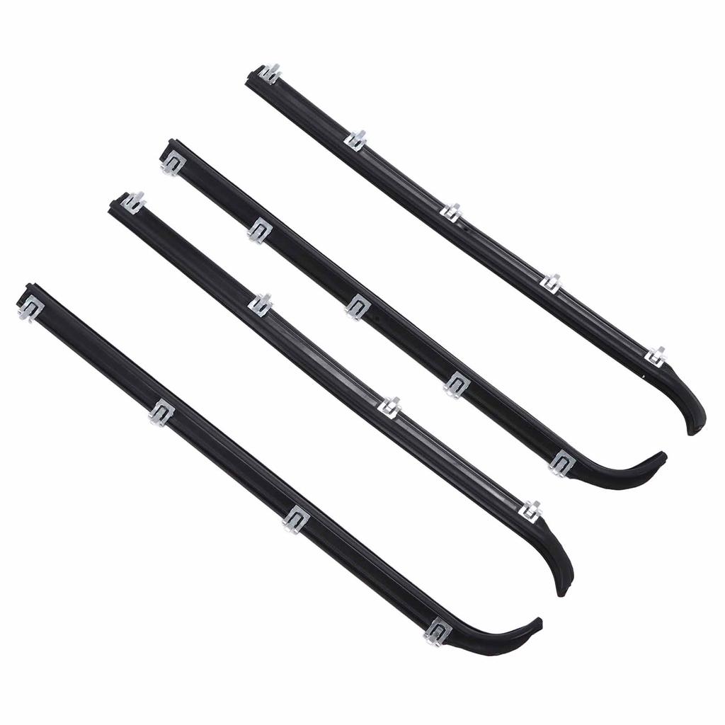 4 Stück Fenstermeßleisten Dichtungen AM‑41543318 Dichtungssatz Ersatz für Ford F150 LKW 1987‑96