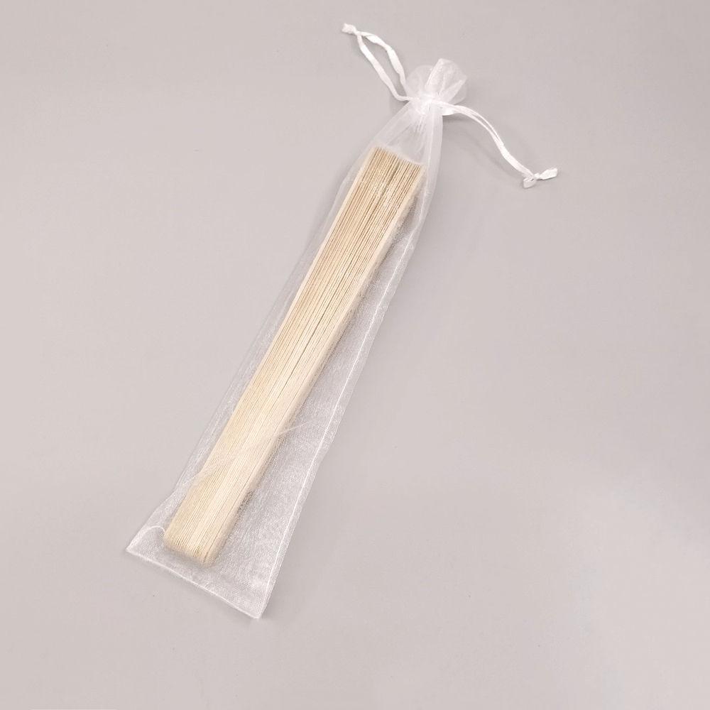 Retro Chinese-Style Sandalwood Folding Fan - All-Wood Hollow Design for Women's Daily Use