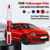 For Volkswagen Polo Car Paint Repair Pen Touch Up Scratch Remover DIY Auto Accessories Orange White LC9A Red LS3M Silver A7W