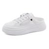 Fashion Casual board shoes 2025 new spring and summer women's singles shoes trendy height increasing white shoes women's slippers
