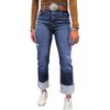 American Shiying Retro Washed Distressed Jeans Women 2025 Summer New Slim fit High Waist Straight Pants Women