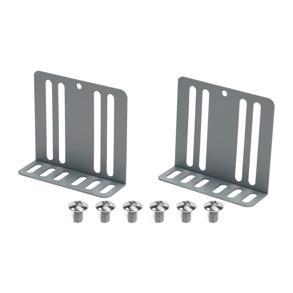 Metal Car Radio Mounting Accessory Replacement 2 Brackets