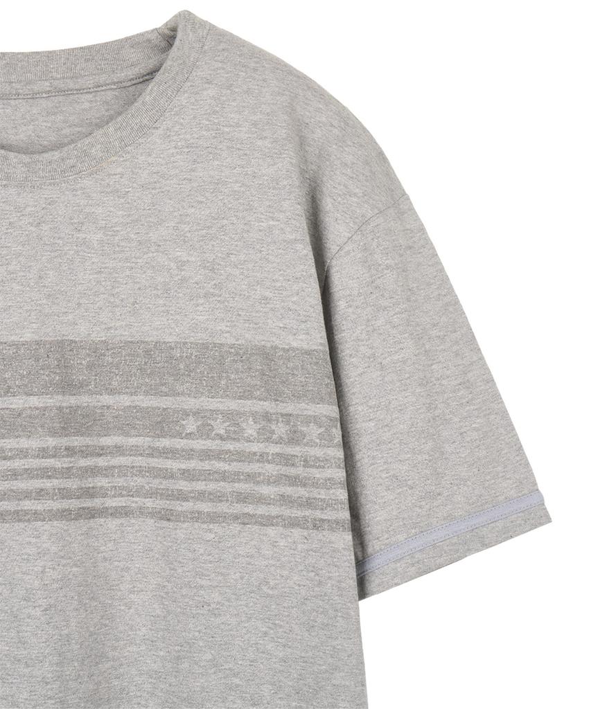 Dandel Dd Flag Binding Tee (Grey)