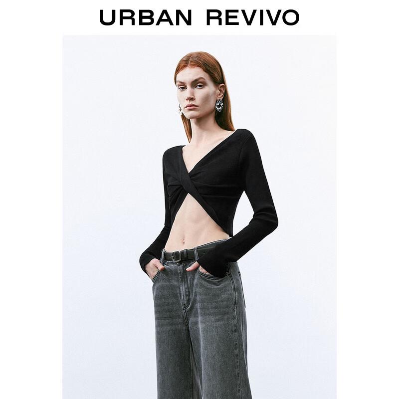 UR Women's Autumn 2024 Twisted Rib Knit Sweater