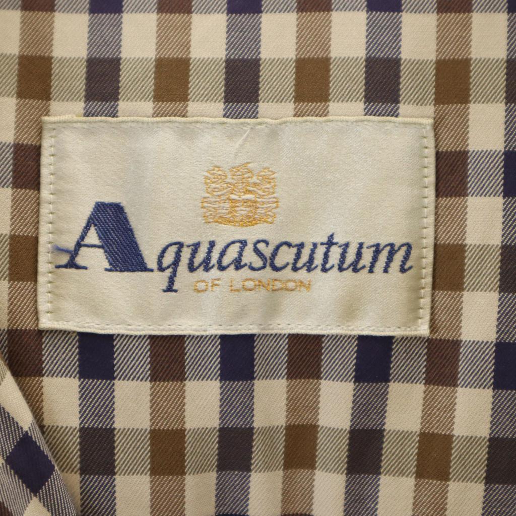 Aquascutum Made In Japan Hooded Batting Jacket 9 Mustard Women Used