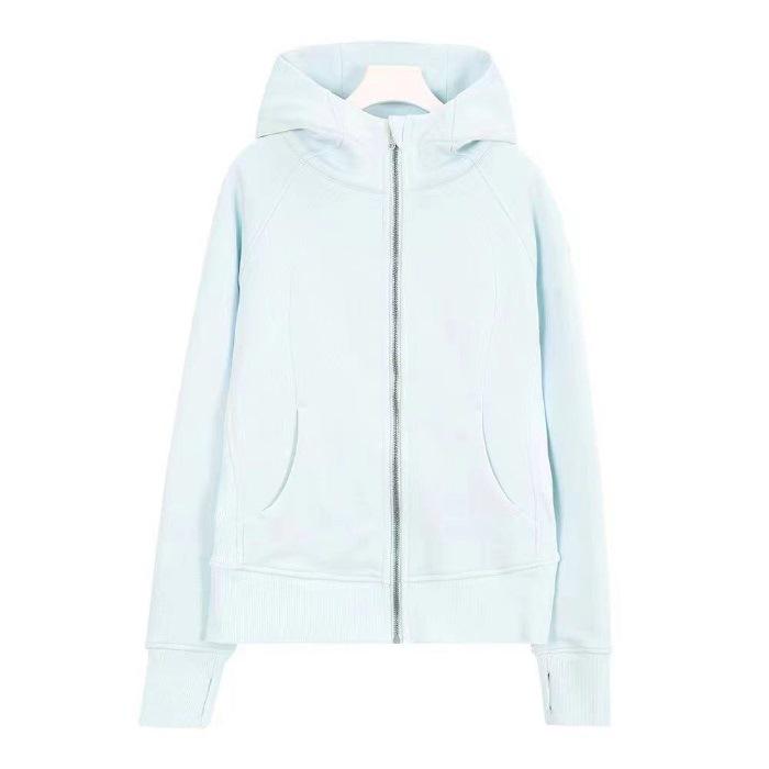 Lu Slim Fit Hooded Zipper Cardigan - Versatile Yoga Outerwear