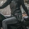 Motorcycle leg bag, thigh belt, shoulder bag - black