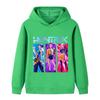 Children's Anime Costume Kpop Devil Hunter Casual Fashion Autumn and Winter Girls' Sportswear Hooded Sweatshirt