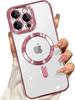 Full Protection Magnetic Wireless Charge Case For  For For Iphone 17 16 15 14 13 12 Pro Max Case With Camera Lens Protector